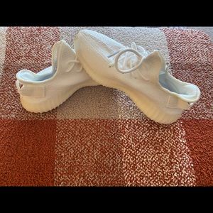 All white Adidas Yeezy *Dupe*